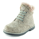 Ортопедические Детские полусапожки Orthoboom 81035-01 бежевый с принтом фото 4