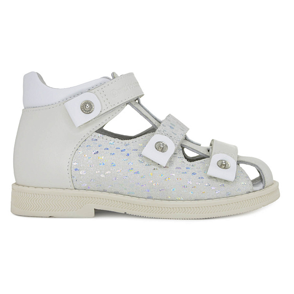 Детские сандалии Orthoboom 27323-04 молочный хрусталь  фото 1