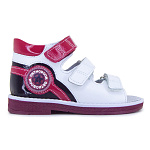 Детские сандалии Orthoboom 43397-5 белый с фуксией фото 3