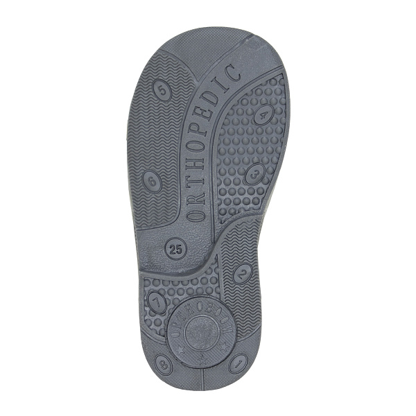 Сандалии 43397-5 серый с оранжевым