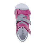 Детские сандалии Orthoboom 25057-04 малиновый с серым фото 4