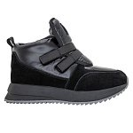 Ортопедические Полусапожки Orthoboom 61447-10 черный карбон фото 2