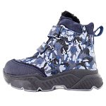 Детские ботинки ORTHOBOOM 88123-42 сине-стальной камуфляж фото 5
