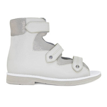 Детские ботинки летние Orthoboom 71057-01 сливочный 
жемчуг фото 1