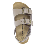 Детские биркенштоки Orthoboom 20325-11 хаки с коричневым фото 6