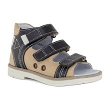 Детские сандалии Orthoboom 25057-06 кофе с молоком фото 1