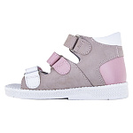 Детские сандалии Orthoboom 27057-01 капучино с розовым фото 3