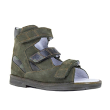 Ортопедические детские сандалии Orthoboom 
71057-07 болотный милитари фото 1