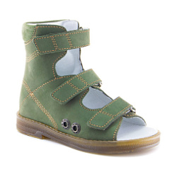 Детские сандалии Orthoboom 71057-09 хаки фото 1