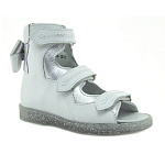 Детские сандалии Orthoboom 71057-02 белый с бантом