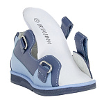 Детские сандалии Orthoboom 27057-07 сине-голубой-красный фото 6