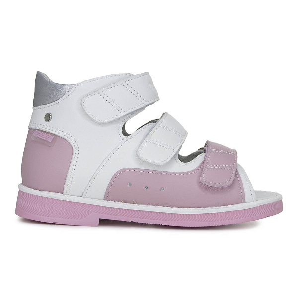 Детские сандалии Orthoboom 27057-13 королевский розовый с белым