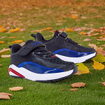 Детские кроссовки Orthoboom 30223-05 черный с синим, с красным фото 3