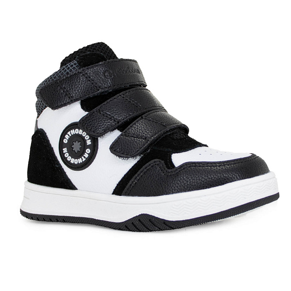 Детские ботинки Orthoboom 80123-01 черно-белая симфония фото 1