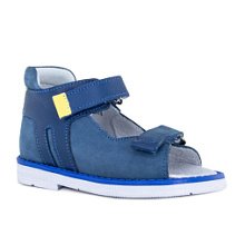 Детские сандалии Orthoboom 27057-09 электрик с 
желтым фото 1