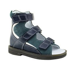Детские сандалии Orthoboom 71597-33 изумрудно-синий фото 1