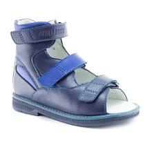 Детские сандалии Orthoboom 71057-07 темно-синий с васильком фото 1