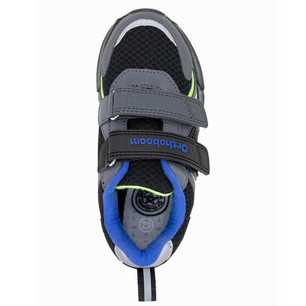 Детские кроссовки Orthoboom 33223-22 черно-серый