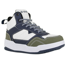 Ортопедические кроссовки Orthoboom 32245-32 черно-белый 
с хаки фото 1