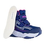 Детские ботинки ORTHOBOOM 80123-04 синий с розовым фото 6