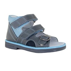 Детские сандалии Orthoboom 27057-03 синий с голубым фото 1