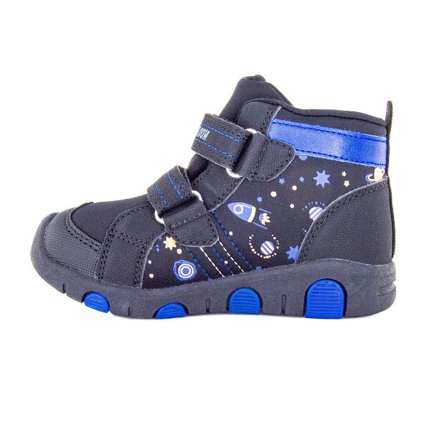 Детские кроссовки ORTHOBOOM 30247-15 ярко-черный космос