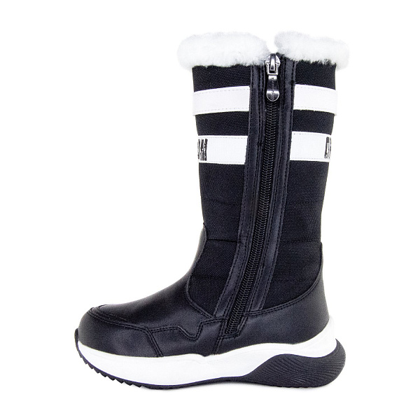 Детские сапоги Orthoboom 57056-05 черно-белый