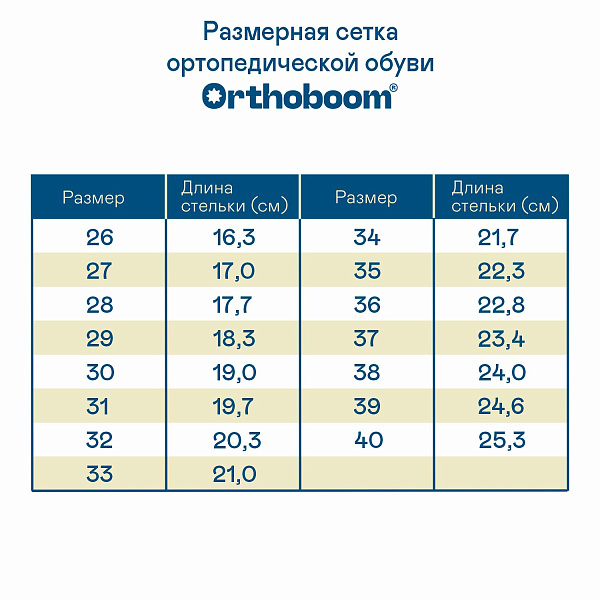 Ботинки Orthoboom 82123-21 мерцающий темно-синий