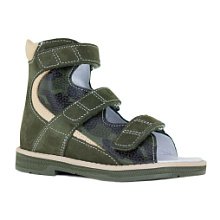 Ортопедические детские сандалии Orthoboom 
71597-33 болотный милитари фото 1