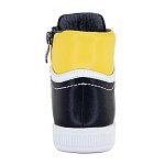 Детские кеды ORTHOBOOM 37223-01 черный с желтым фото 4