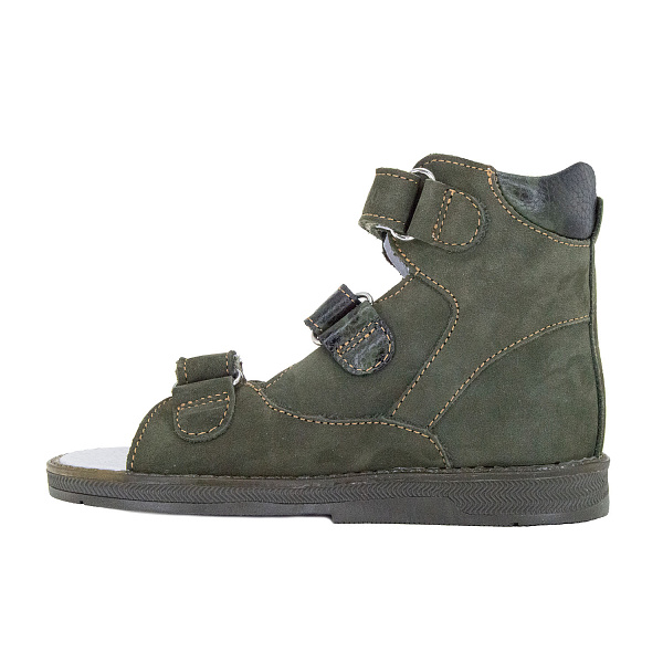 Детские сандалии Orthoboom 71057-07 болотный милитари