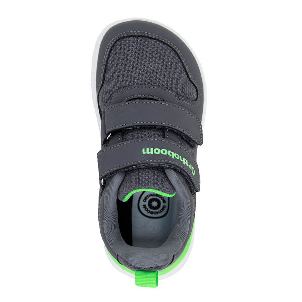 Детские кроссовки Orthoboom 30223-04 черный с салатовым