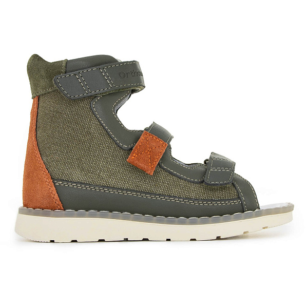 Детские антиварусные сандалии Orthoboom 71057-10 травяной деним