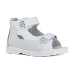 Детские сандалии 47387-13 бело-серый