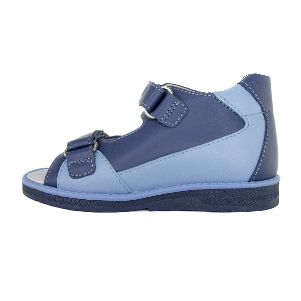 Детские сандалии Orthoboom 27057-07 сине-голубой-красный