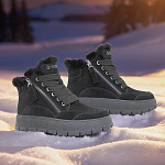 Ортопедические Ботинки 88125-44 угольный фото 2