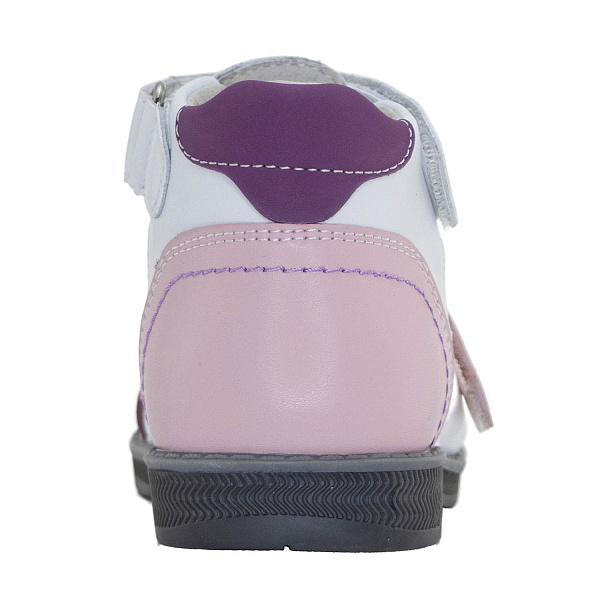 Детские сандалии Orthoboom 25057-08 белый-розовый-ежевичный