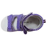 Детские сандалии ORTHOBOOM 71497-1 фиолетовый с горошком фото 5