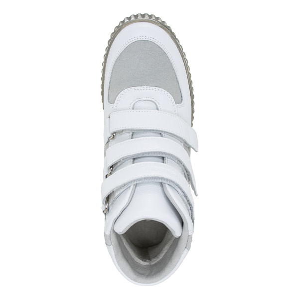 Ботинки 83055-02 белый нефрит