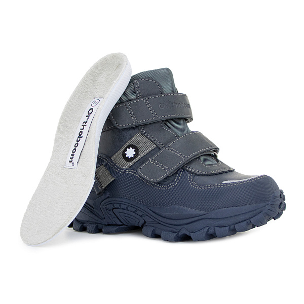 Детские ботинки 83393-36 сланцево-серый