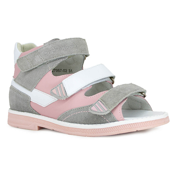 Детские сандалии Orthoboom 27057-02 розовый туман фото 1