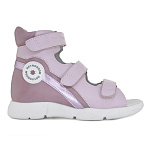 Детские ботинки летние Orthoboom 71057-11 лилово-розовый