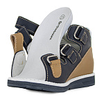 Детские сандалии Orthoboom 43397-5 темно-синий с коричневым фото 5