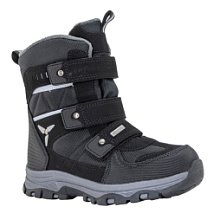 Детские полусапожки Orthoboom 67054-01 графитово-черный фото 1