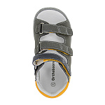 Сандалии 43397-5 серый с оранжевым фото 6