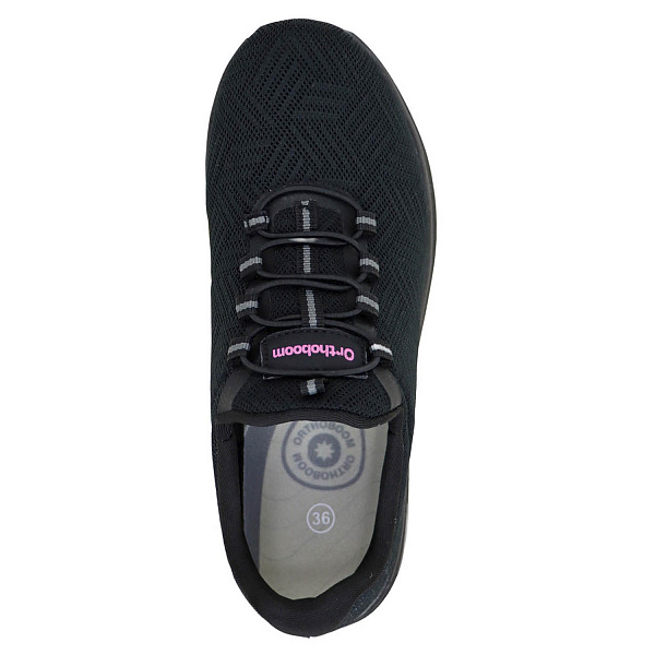 Женские кроссовки Orthoboom 37247-14 графитно-черный