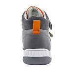 Детские ботинки ORTHOBOOM 87054-02 базальтово-серый с оранжевым фото 3