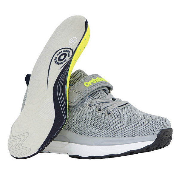 Детские кроссовки Orthoboom 37057-04 серебристо-серый
