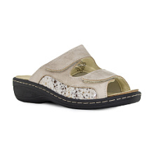 Сандалии 20037-02 бежевый с принтом фото 1