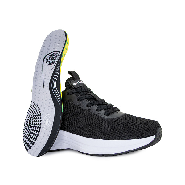 Кроссовки Orthoboom AIR 35037-01 матовый черный 